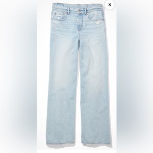 🆕🆕AE Low-rise baggy wide leg Jeans.